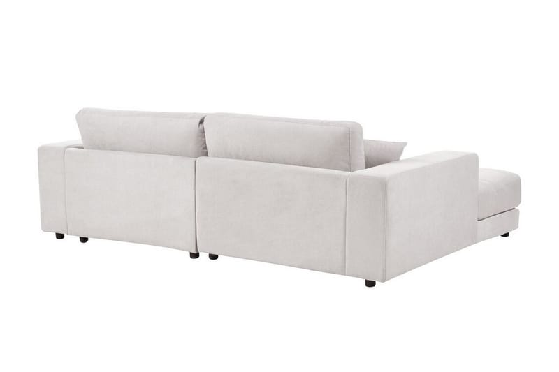 Ersi Sofa med Sjeselong 3-seter - Hvit/Svart - Møbler - Sofaer - Sofa med sjeselong