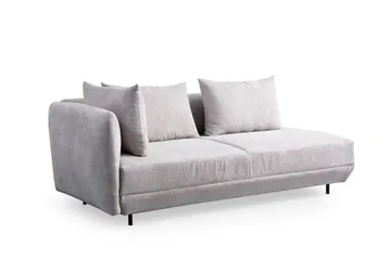 Floransa 4-seters Sofa med Divan - Lysegrå - Møbler - Sofaer - Sofa med sjeselong