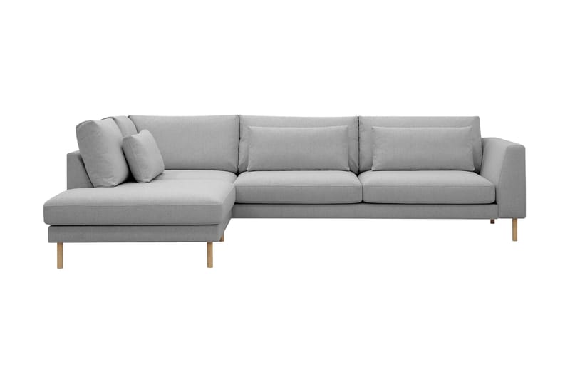 Florenz 3-seters Sofa med Sjeselong Venstre - Lysegrå - Møbler - Sofaer - Sofa med sjeselong