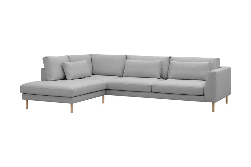 Florenz 3-seters Sofa med Sjeselong Venstre - Lysegrå - Møbler - Sofaer - Sofa med sjeselong