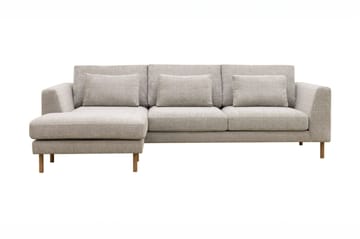 Florenz 3-seters Venstrevendt L-formet Sjeselongsofa i Chenille
