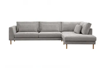 Florenz 4-seters Høyrevendt L-formet Sjeselongsofa i Chenille