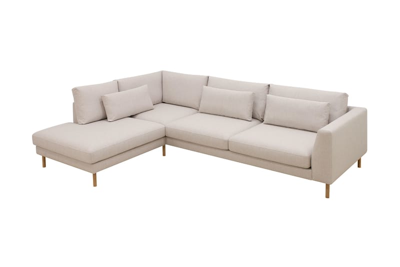 Florenz 4-seters Sofa med Sjeselong Venstre - Beige - Møbler - Sofaer - Sofa med sjeselong
