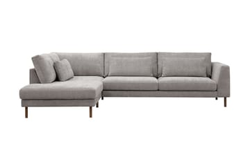 Florenz 4-seters Venstrevendt L-formet Sjeselongsofa i Chenille