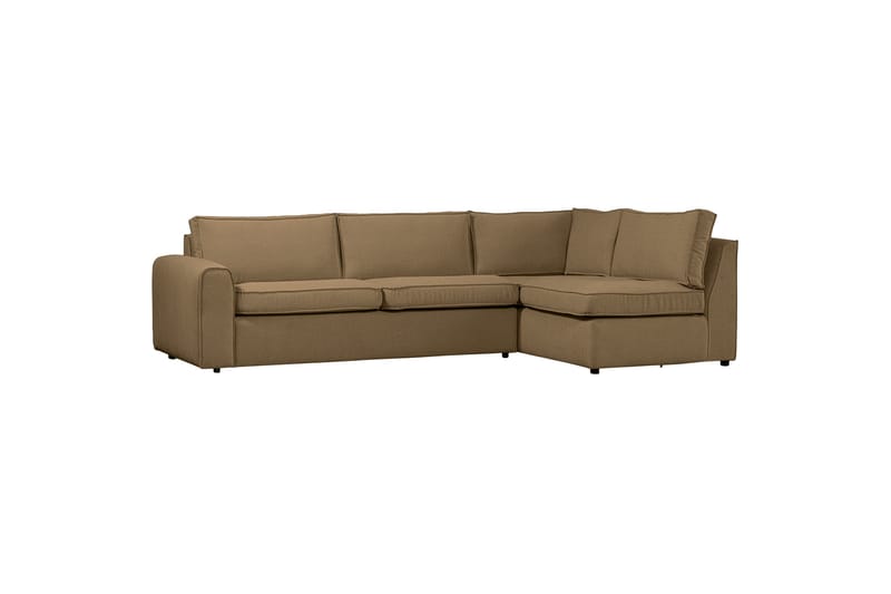 Freek Sofa med Sjeselong 3-seter - Lyse brun - Møbler - Sofaer - Sofa med sjeselong