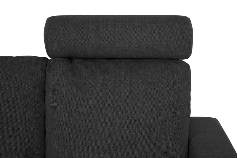 Friday 3-seters Vendbar L-formet Divansofa i Stoff - Grå - Møbler - Sofaer - Sofa med sjeselong