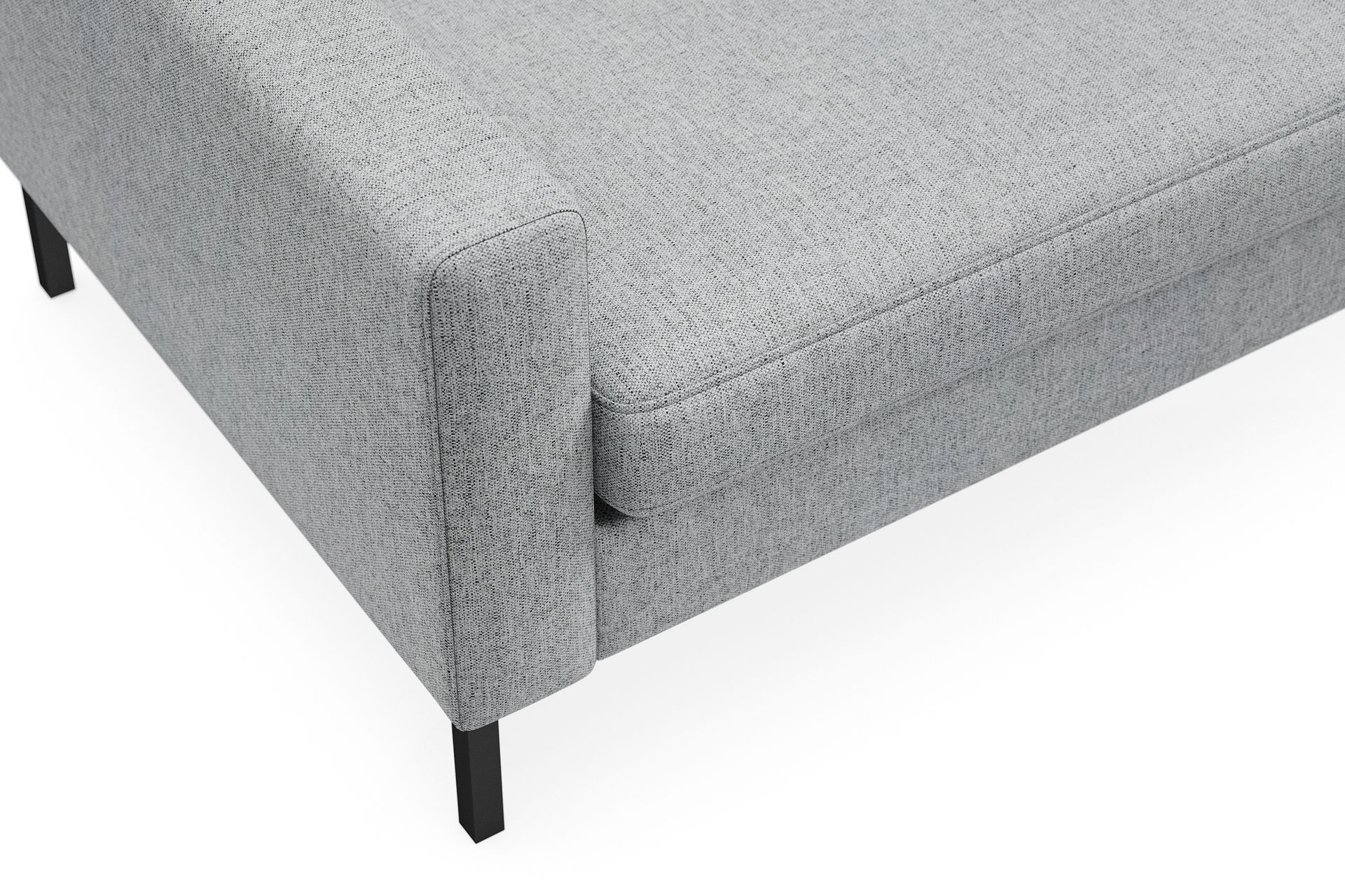 Frillestad 4-seters Høyrevendt L-formet Sjeselongsofa i Stoff - Grå - Møbler - Sofaer - Sofa med sjeselong