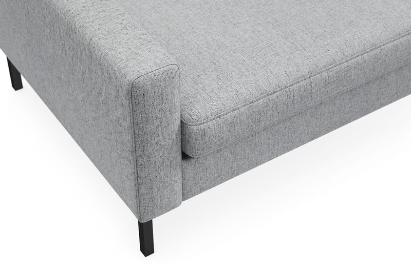 Frillestad 4-seters Høyrevendt L-formet Sjeselongsofa i Stoff - Grå - Møbler - Sofaer - Sofa med sjeselong