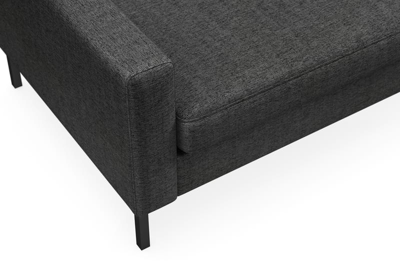 Frillestad 4-seters Høyrevendt L-formet Sjeselongsofa i Stoff - Mørk grå - Møbler - Sofaer - Sofa med sjeselong