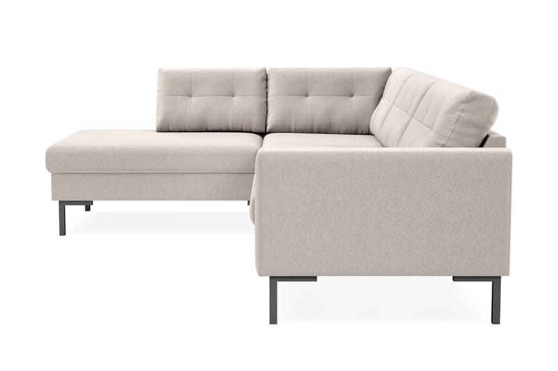 Frillestad 4-seters Venstrevendt L-formet Sjeselongsofa i Stoff - Beige - Møbler - Sofaer - Sofa med sjeselong