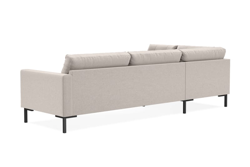 Frillestad 4-seters Venstrevendt L-formet Sjeselongsofa i Stoff - Beige - Møbler - Sofaer - Sofa med sjeselong