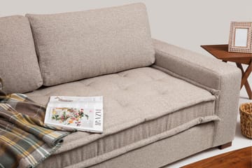 Gladfield Divansofa 3-seters - Beige - Møbler - Sofaer - Sofa med sjeselong - 3 seters sofa med divan