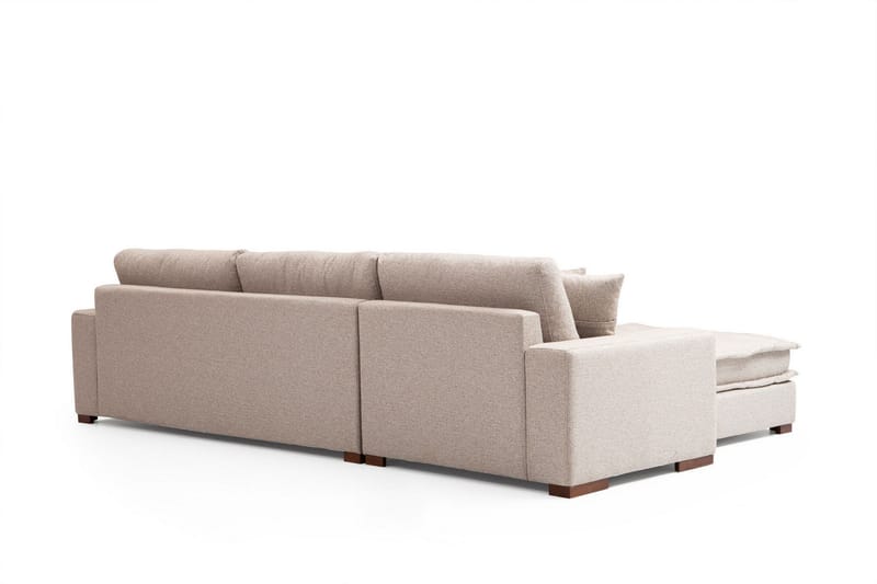 Gladfield Divansofa 3-seters - Beige - Møbler - Sofaer - Sofa med sjeselong - 3 seters sofa med divan