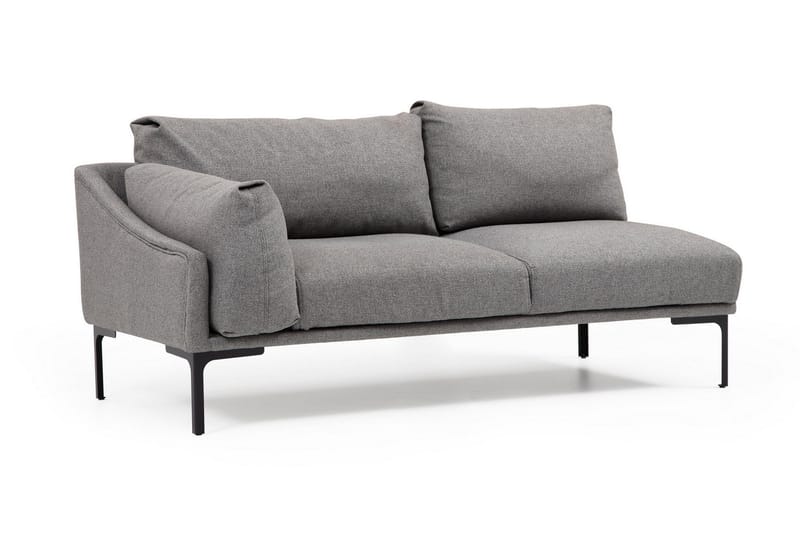 Glenure Sofa m. Divan 4-seters - Grå - Møbler - Sofaer - Sofa med sjeselong