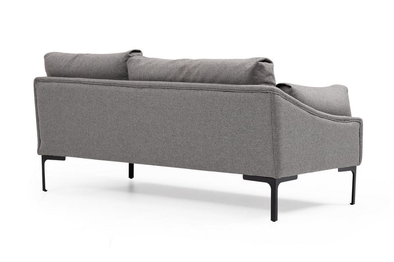 Glenure Sofa m. Divan 4-seters - Grå - Møbler - Sofaer - Sofa med sjeselong