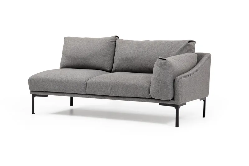 Glenure Sofa m. Divan 4-seters - Grå - Møbler - Sofaer - Sofa med sjeselong