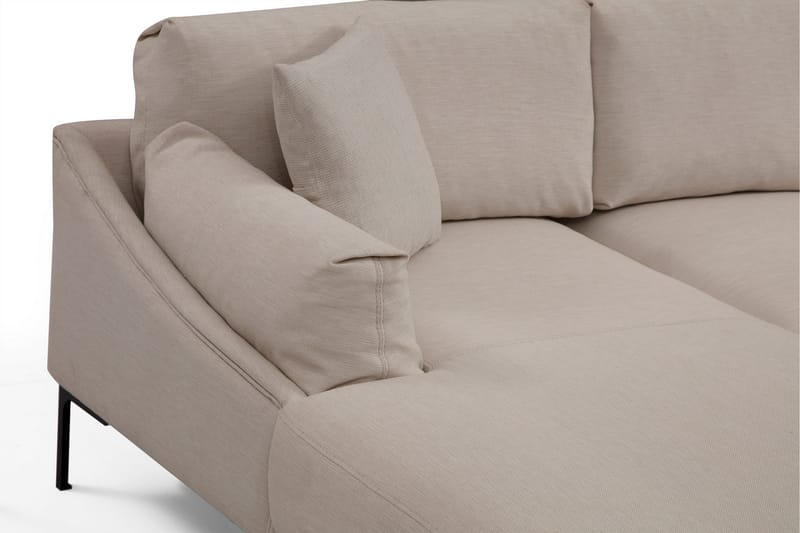 Glenure Sofa m. Divan 4-seters - Krem - Møbler - Sofaer - Sofa med sjeselong