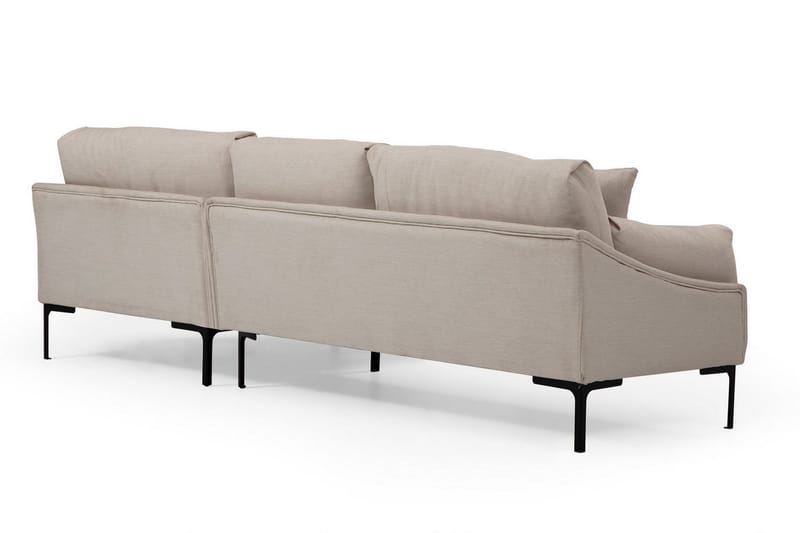 Glenure Sofa m. Divan 4-seters - Krem - Møbler - Sofaer - Sofa med sjeselong