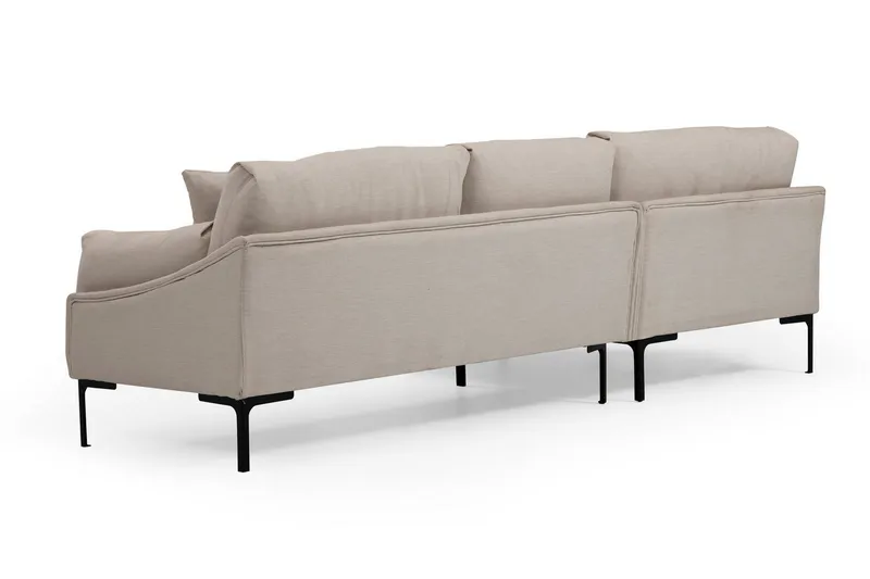Glenure Sofa m. Divan 4-seters - Krem - Møbler - Sofaer - Sofa med sjeselong