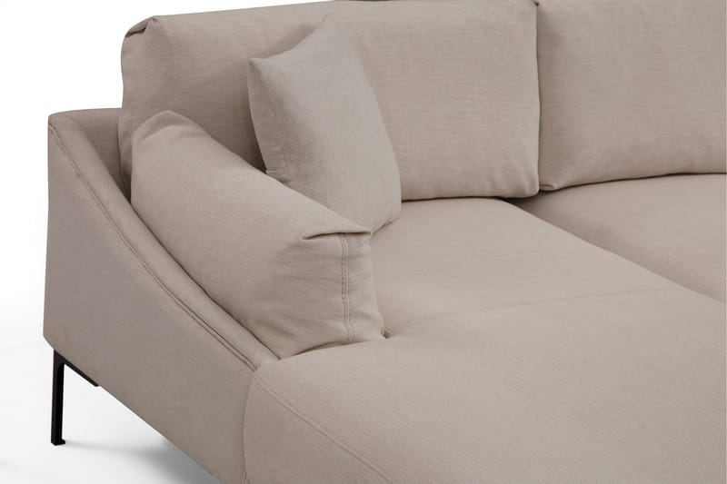 Glenure Sofa m. Divan 4-seters - Krem - Møbler - Sofaer - Sofa med sjeselong