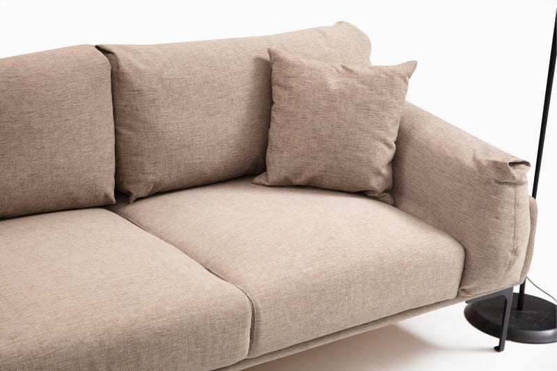 Glenure Sofa m. Divan 4-seters - Mocha - Møbler - Sofaer - Sofa med sjeselong