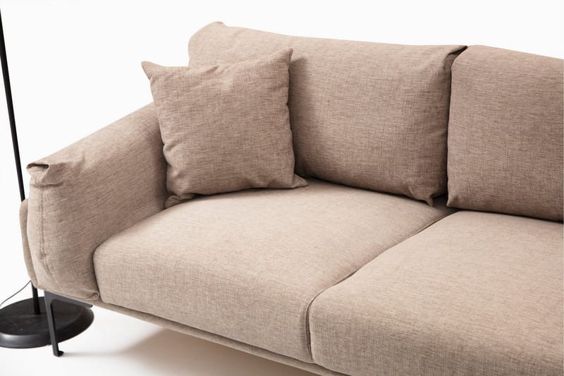 Glenure Sofa m. Divan 4-seters - Mocha - Møbler - Sofaer - Sofa med sjeselong
