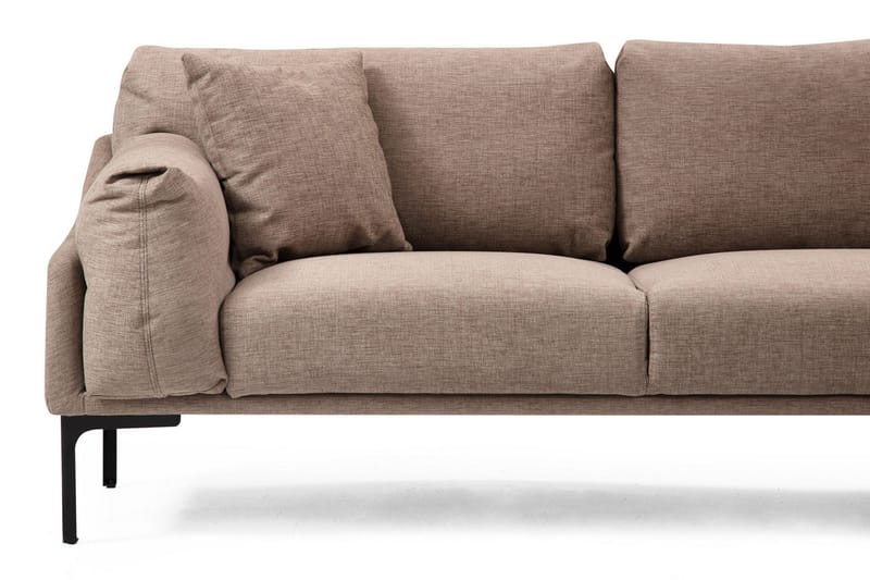 Glenure Sofa m. Divan 4-seters - Mocha - Møbler - Sofaer - Sofa med sjeselong