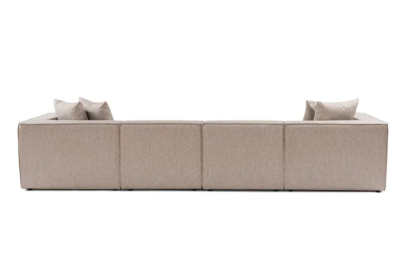 Gregor Sofa med Sjeselong 4-seter - Sand beige - Møbler - Sofaer - Sofa med sjeselong