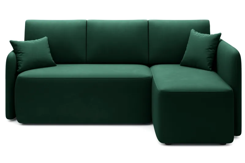 Hadson 3-seters Sofa med Divan, Grønn