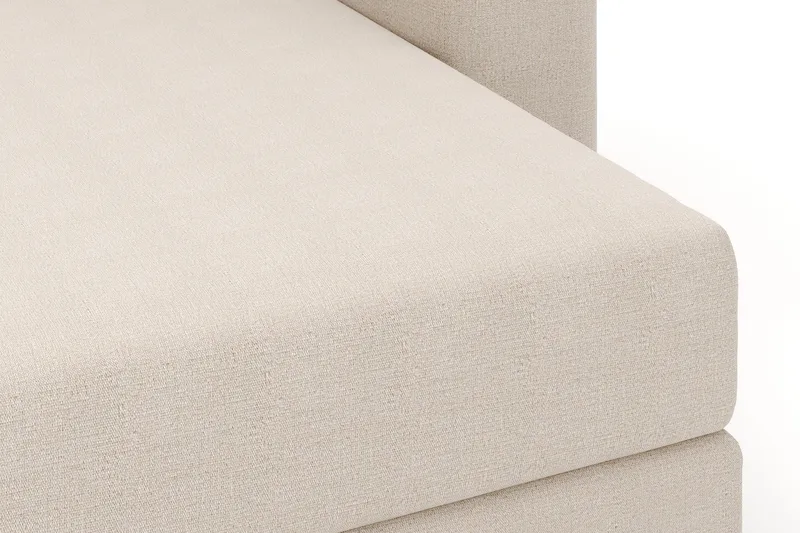 Hagblom 4-seters Divansofa med Oppbevaring Vendbar - Beige - Møbler - Sofaer - Sofa med sjeselong