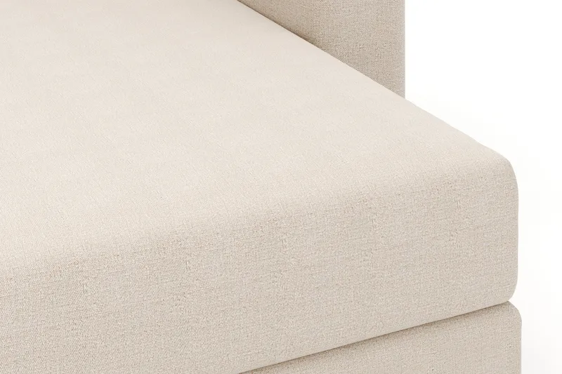 Hagblom 4-seters Divansofa med Oppbevaring Vendbar - Beige - Møbler - Sofaer - Sofa med sjeselong
