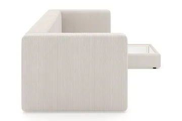 Hagblom 4-seters Divansofa med Oppbevaring Vendbar - Beige - Møbler - Sofaer - Sofa med sjeselong
