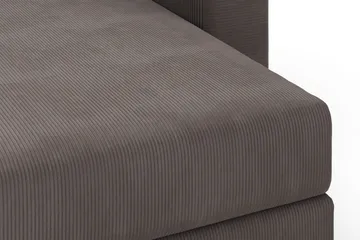 Hagblom 4-seters Divansofa med Oppbevaring Vendbar - Taupe - Møbler - Sofaer - Sofa med sjeselong