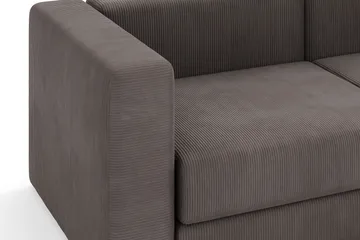 Hagblom 4-seters Divansofa med Oppbevaring Vendbar - Taupe - Møbler - Sofaer - Sofa med sjeselong
