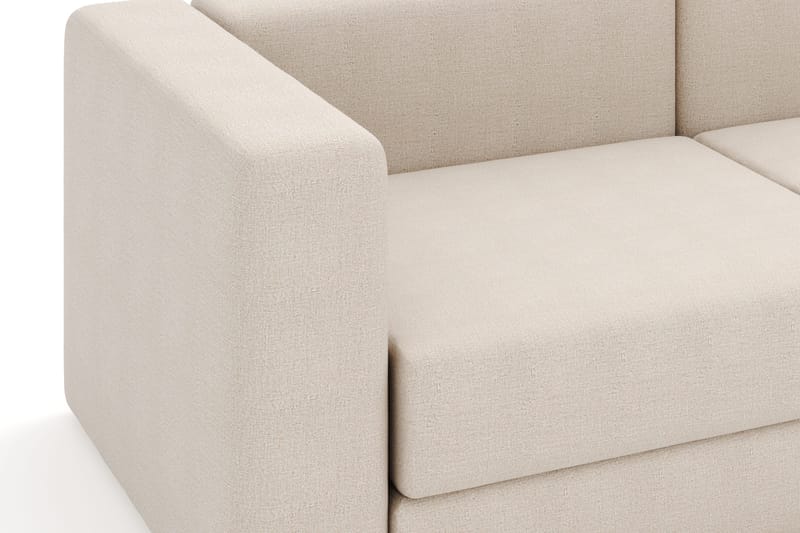 Hagblom 4-seters Vendbar Divansofa 320 cm med Oppbevaring i Chenille - Beige - Møbler - Sofaer - Sofa med sjeselong
