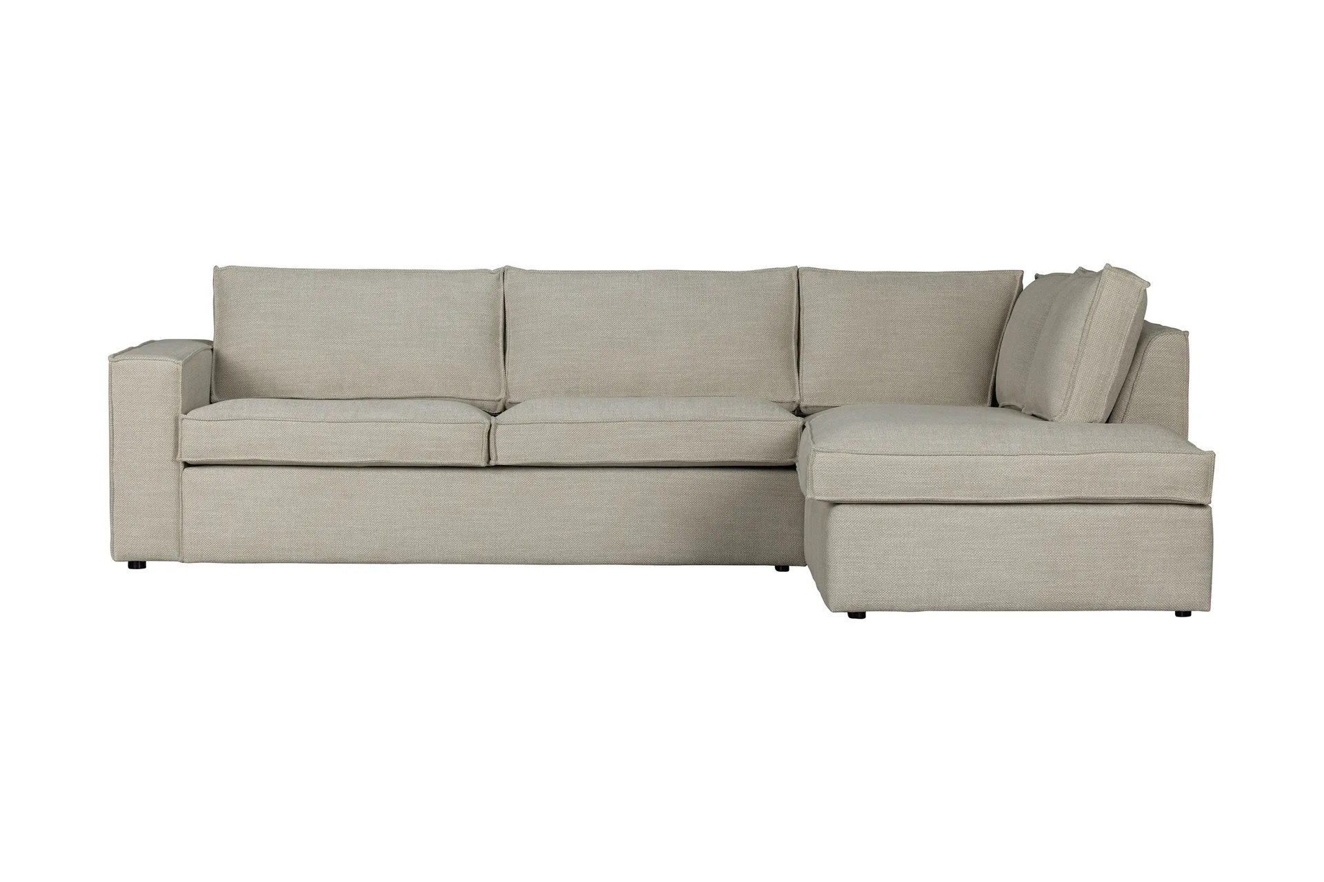 Hearness 3-seters Sofa med Sjeselong Høyre - Beige