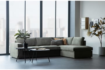 Hearness 3-seters Sofa med Sjeselong Høyre - Varmgrå - Møbler - Sofaer - Sofa med sjeselong