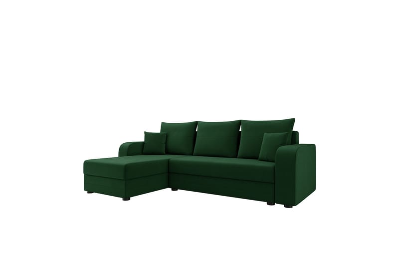 Hewlet Sofa med Divan 3-seter, Grønn
