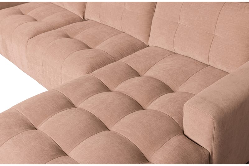 Hippylur 3-Seters Sofa Høyre - Rosa - Møbler - Sofaer - Sofa med sjeselong