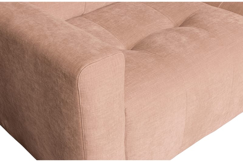 Hippylur 3-Seters Sofa Høyre - Rosa - Sofa med sjeselong - 3 seters sofa med divan