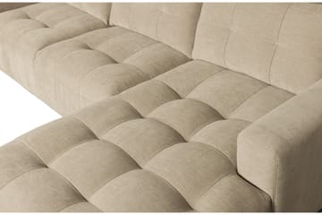 Hippylur 3-Seters Sofa Høyre - Sand - Møbler - Sofaer - Sofa med sjeselong