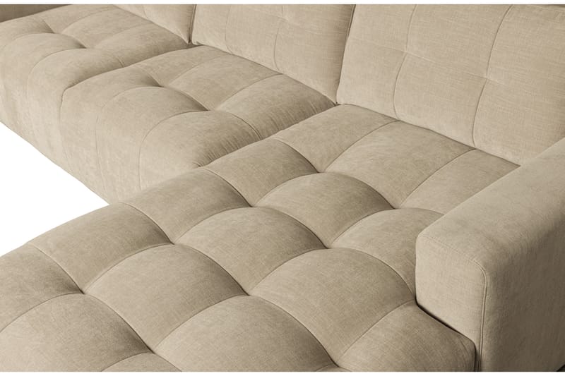 Hippylur 3-Seters Sofa Høyre - Sand - Møbler - Sofaer - Sofa med sjeselong