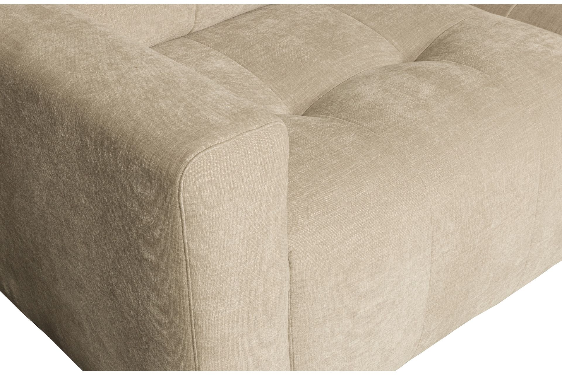 Hippylur 3-Seters Sofa Høyre - Sand - Møbler - Sofaer - Sofa med sjeselong