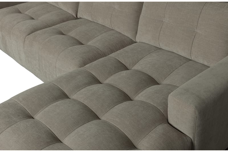 Hippylur 3-Seters Sofa Høyre - Varmgrå - Møbler - Sofaer - Sofa med sjeselong