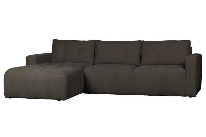 Hippylur 3-Seters Sofa Venstre - Antrasitt - Sofa med sjeselong - 3 seters sofa med divan