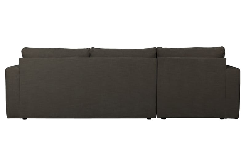 Hippylur 3-Seters Sofa Venstre - Antrasitt - Sofa med sjeselong - 3 seters sofa med divan