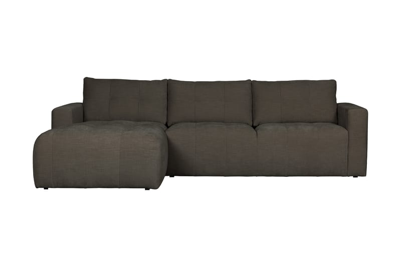 Hippylur 3-Seters Sofa Venstre - Antrasitt - Sofa med sjeselong - 3 seters sofa med divan