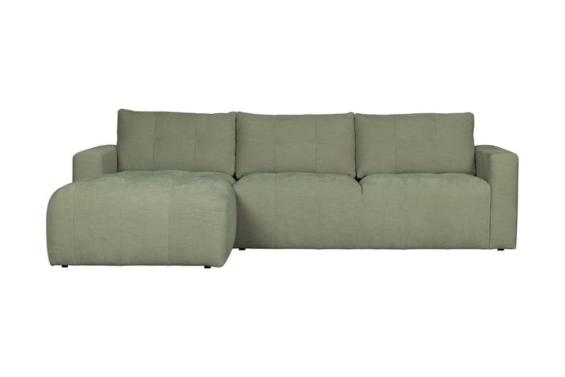 Hippylur 3-Seters Sofa Venstre - Grønn - Møbler - Sofaer - Sofa med sjeselong