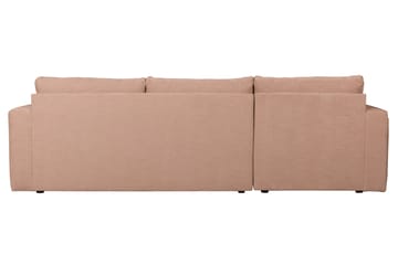 Hippylur 3-Seters Sofa Venstre - Rosa - Møbler - Sofaer - Sofa med sjeselong