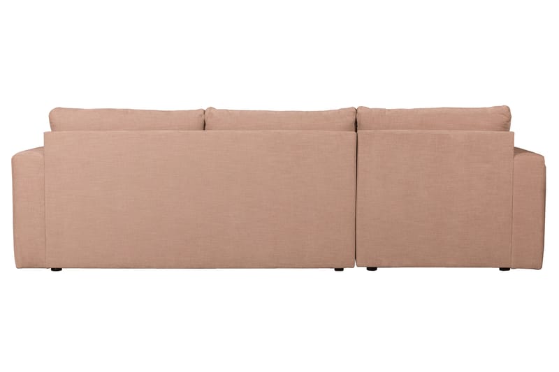 Hippylur 3-Seters Sofa Venstre - Rosa - Møbler - Sofaer - Sofa med sjeselong
